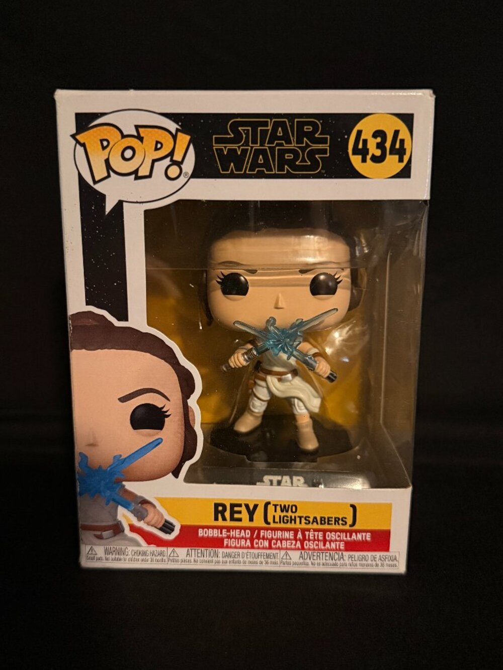 Funko Pop! Star Wars Rey (Two Lightsabers) #434